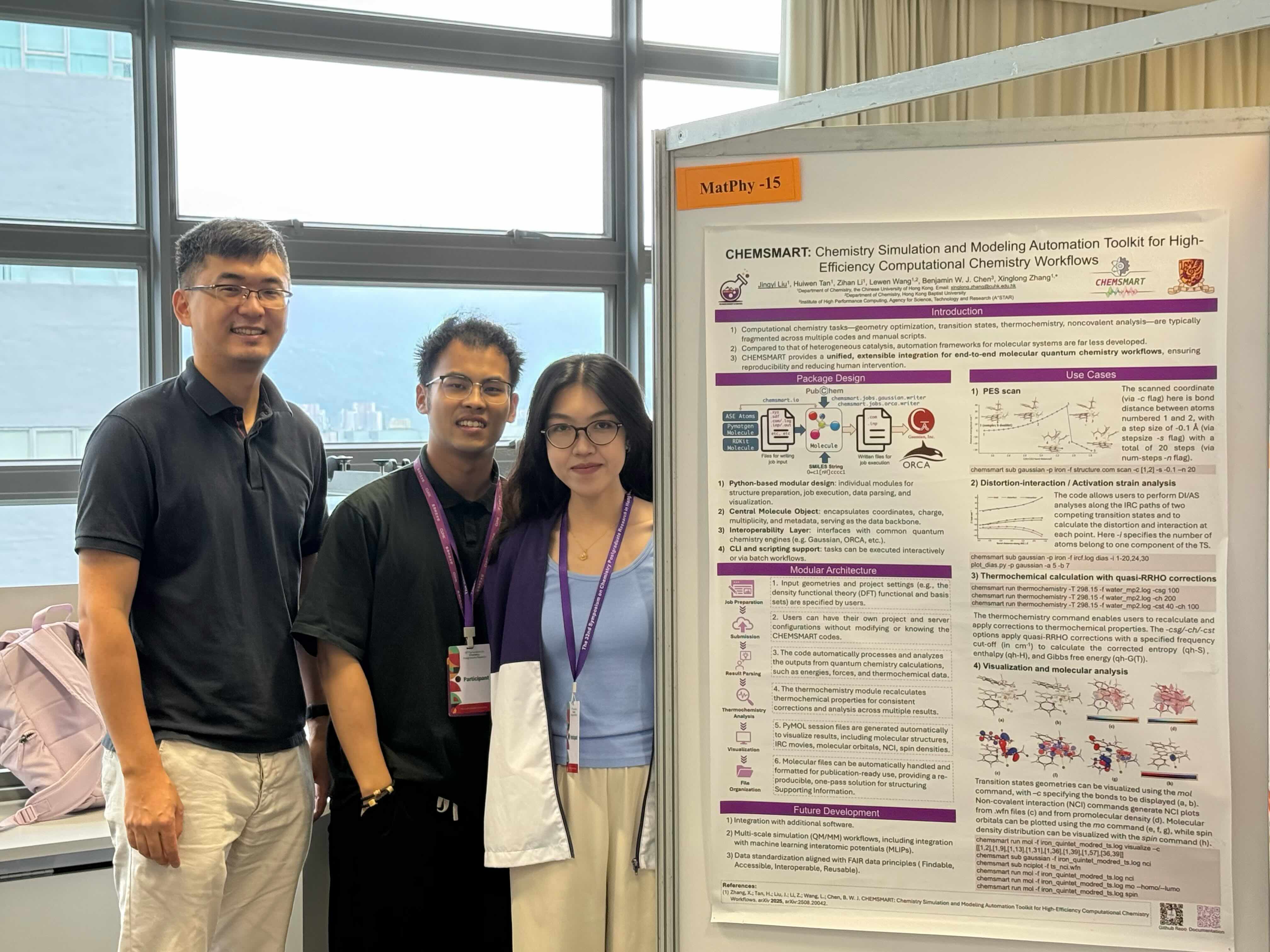 Jingyi's poster at Science Symposium
